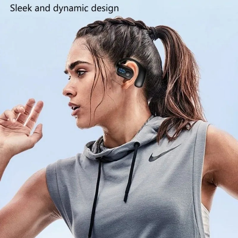 Écouteur Aureillette Bluetooth 5.4 avec affichage digital