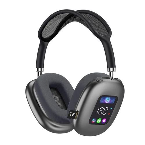 Casque Bluetooth sans fil avec écran intelligent – vue produit