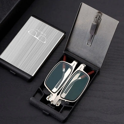 Lunettes de Lecture 2-en-1 Ultra-minces avec Support pour Téléphone Mobile