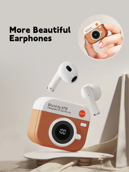 Casque sans fil Bluetooth Rétro