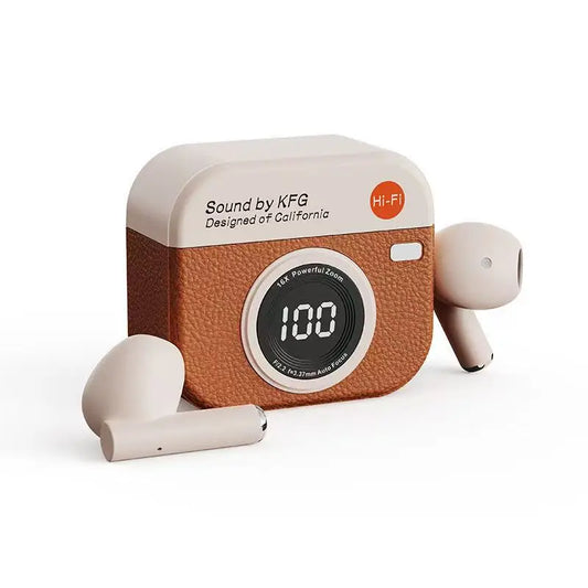 Casque sans fil Bluetooth Rétro