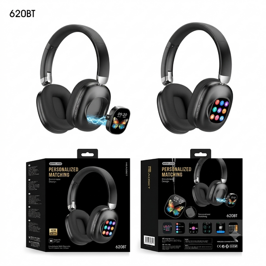 Casque Bluetooth Sans Fil 620BT Ecran Tactile