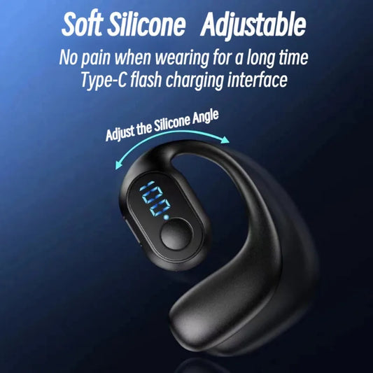 Écouteur Aureillette Bluetooth 5.4 avec affichage digital
