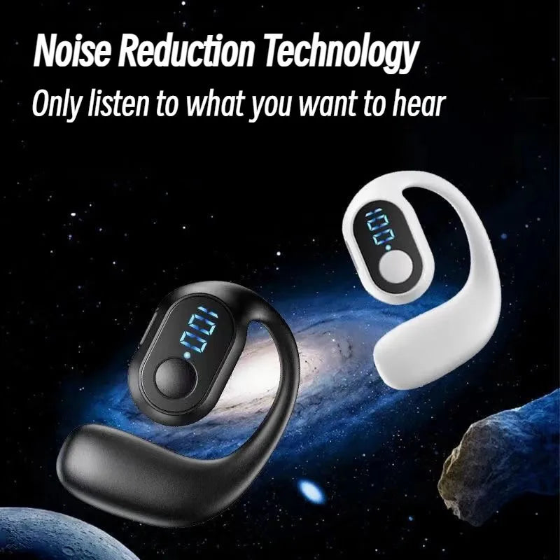 Écouteur Aureillette Bluetooth 5.4 avec affichage digital