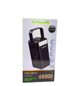 Power bank CALUS 65 000mAh – charge rapide, câbles intégrés