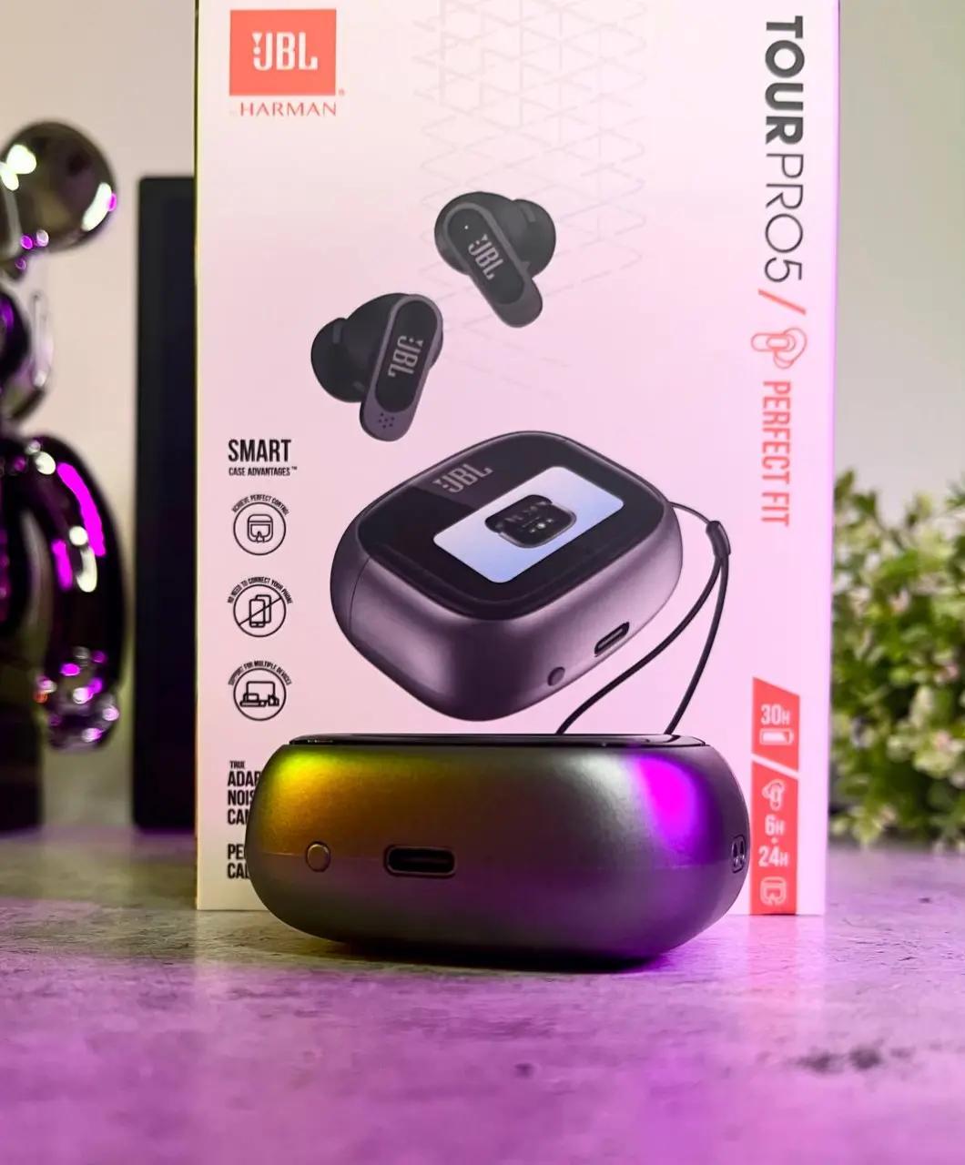 JBL Tour Pro 5 — Écouteurs Bluetooth avec Écran Tactile