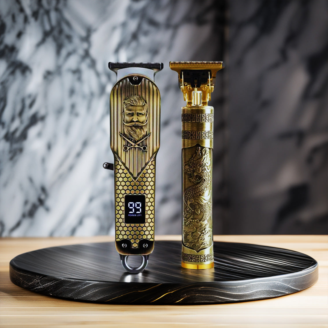Tondeuse de précision + tondeuse principale – écran LED et lames inox